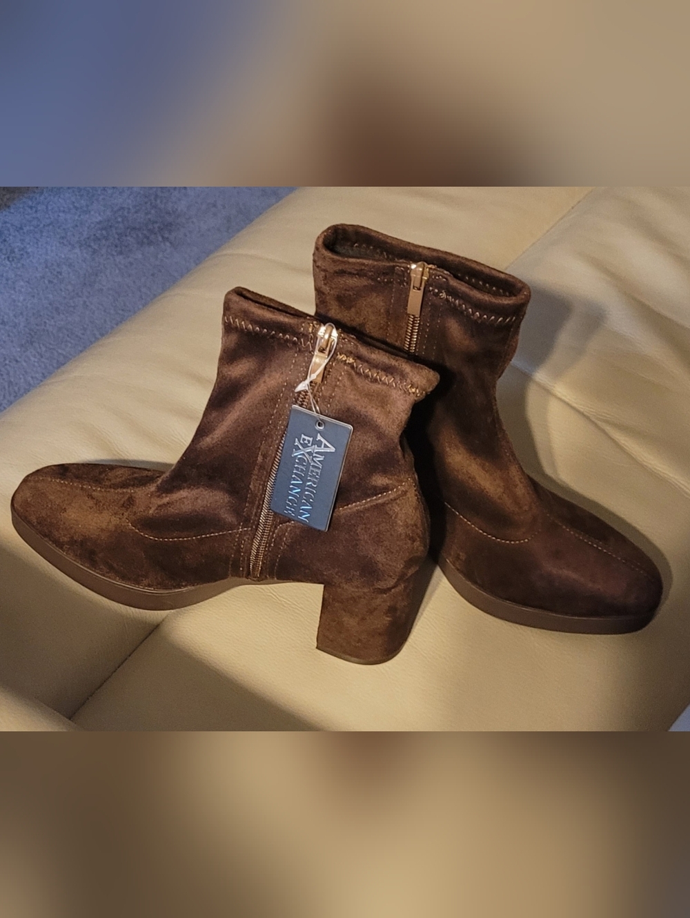 Armani Exchange Suede Stetch Boot